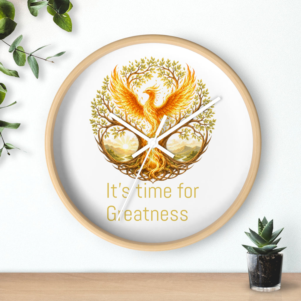 Unleashed Monogram Clock | Wall Clock, It's Time for Greatness js