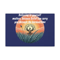 Inspirational Phoenix Sunrise Canvas Stretched 1.5" | Motivational Quote Wall Art