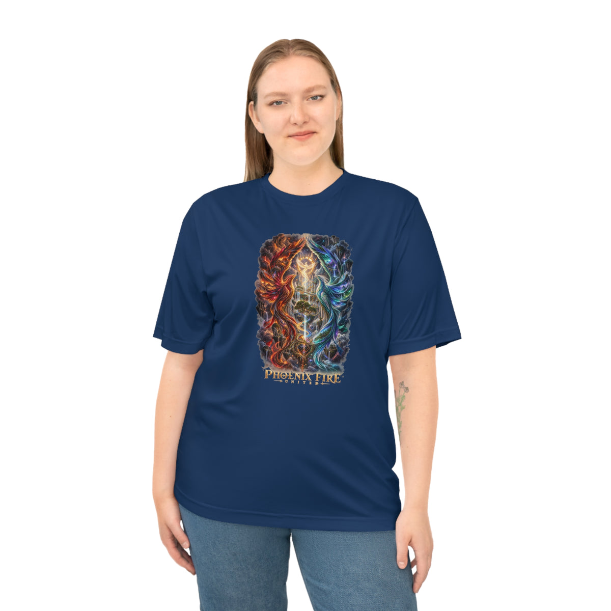 Phoenix Fyre United | graphic T-shirt| Inspirational health quote back