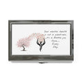 Mental Health Phoenix Business Card Holder | Cherry Blossom