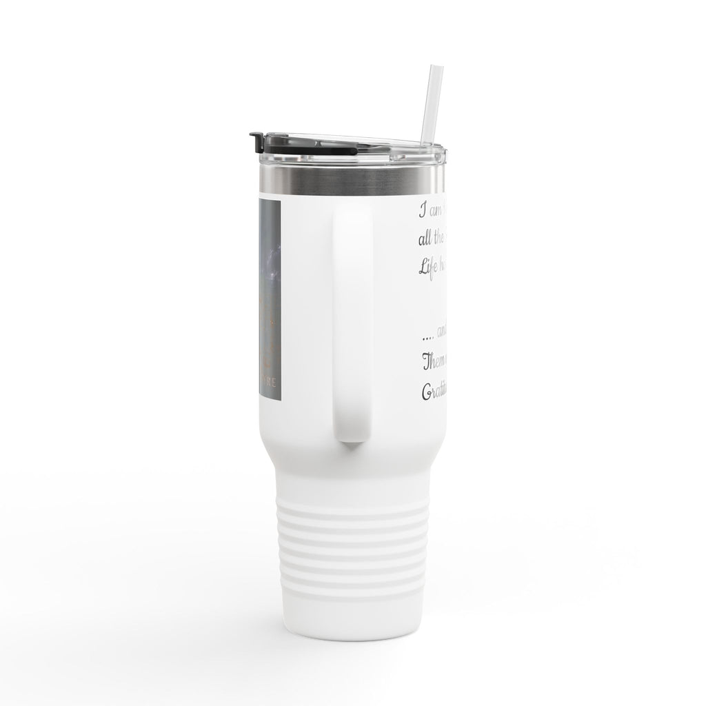Black Ink Phoenix Fyre United Quote 40oz Travel Mug | Insulated Tumbler