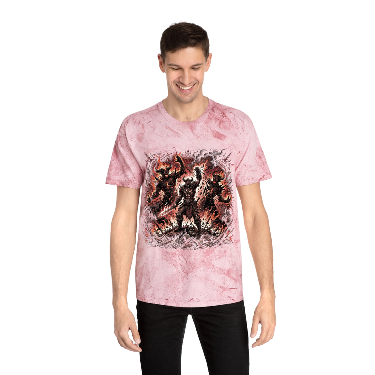 Unisex Color Blast "Battle in Hell" T-Shirt