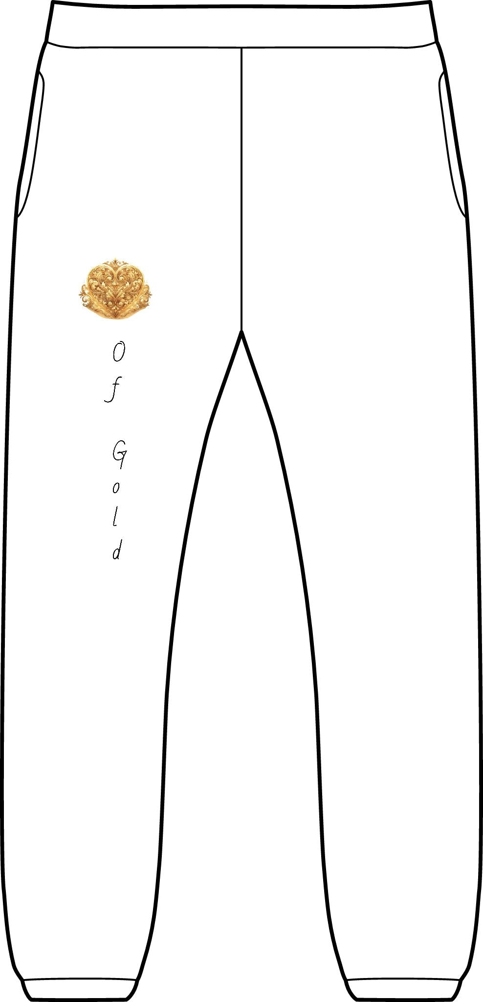 Unisex Pocket "Heart of Gold, Shining Soul"-Phoenix-Fyre-United/Phoenix-Fyre-Sweatpants