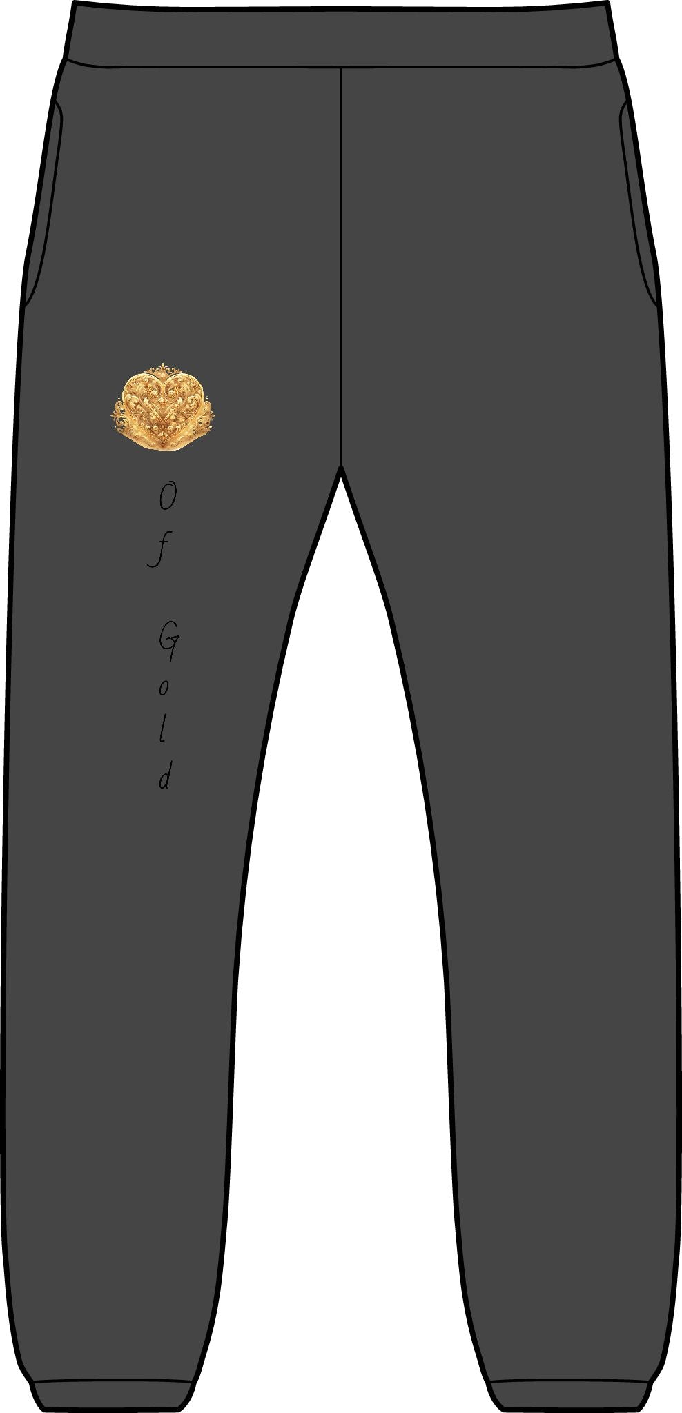 Unisex Pocket "Heart of Gold, Shining Soul"-Phoenix-Fyre-United/Phoenix-Fyre-Sweatpants