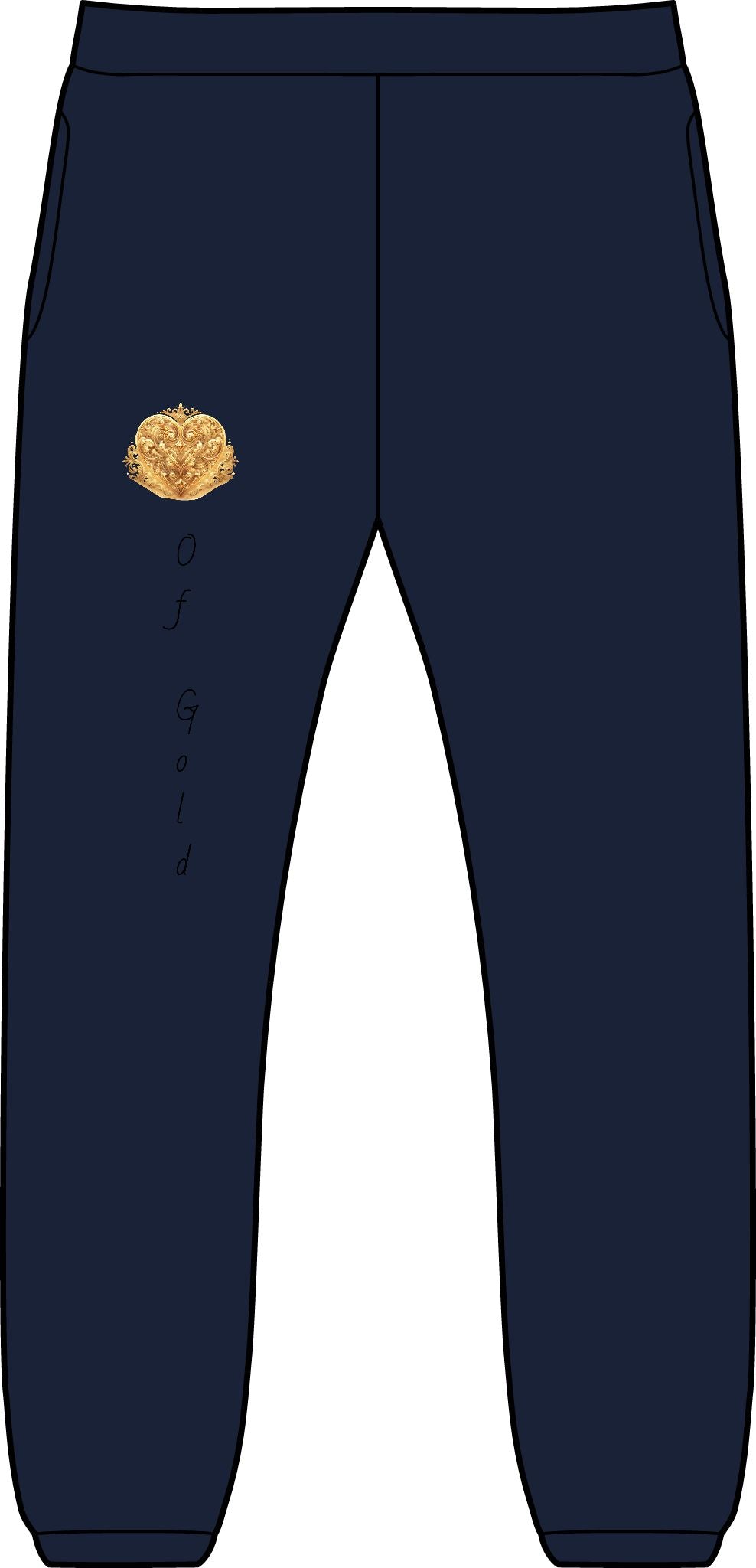 Unisex Pocket "Heart of Gold, Shining Soul"-Phoenix-Fyre-United/Phoenix-Fyre-Sweatpants