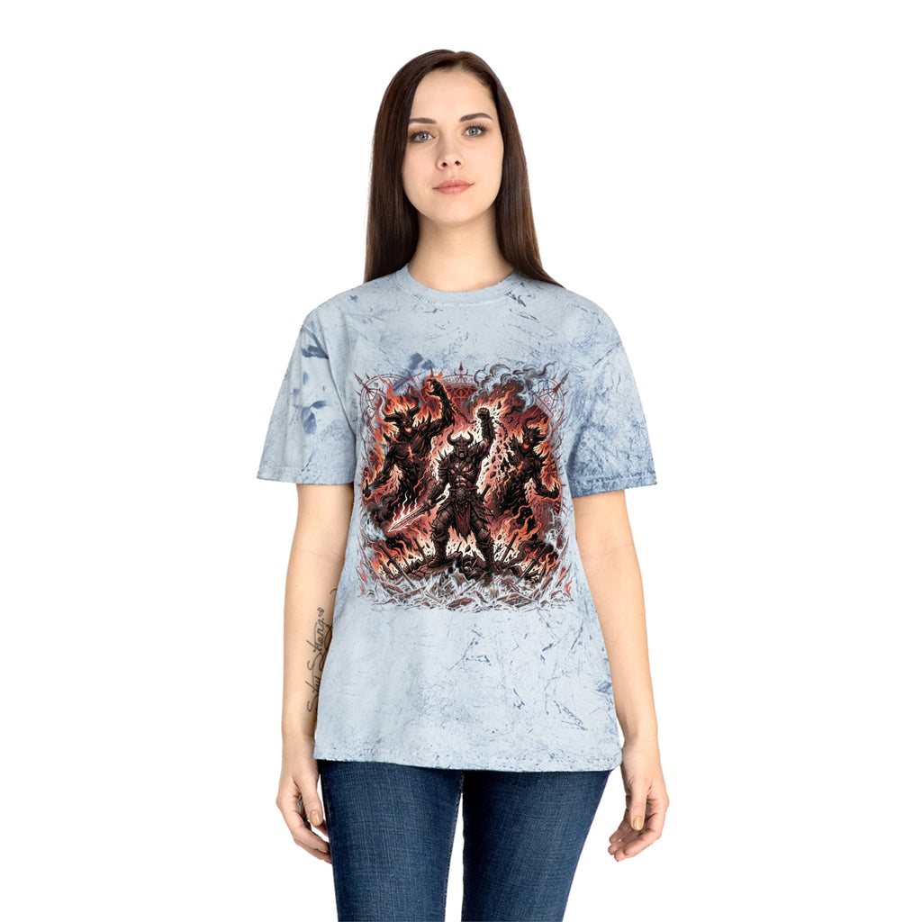 Unisex Color Blast "Battle in Hell" T-Shirt