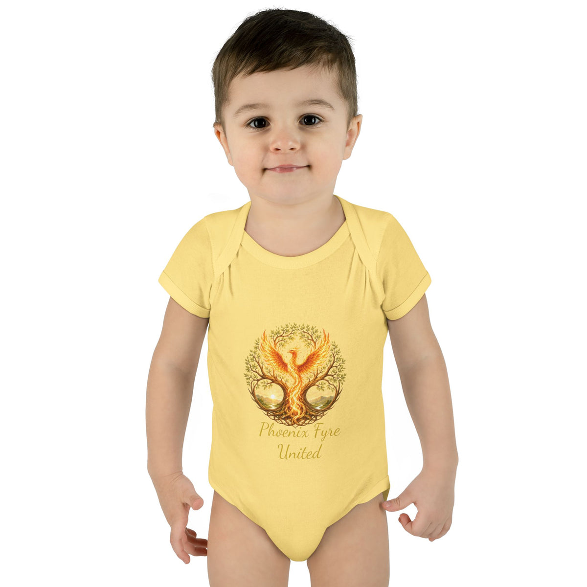 Infant Bodysuit | Crown 'Born in Excellence' back print
