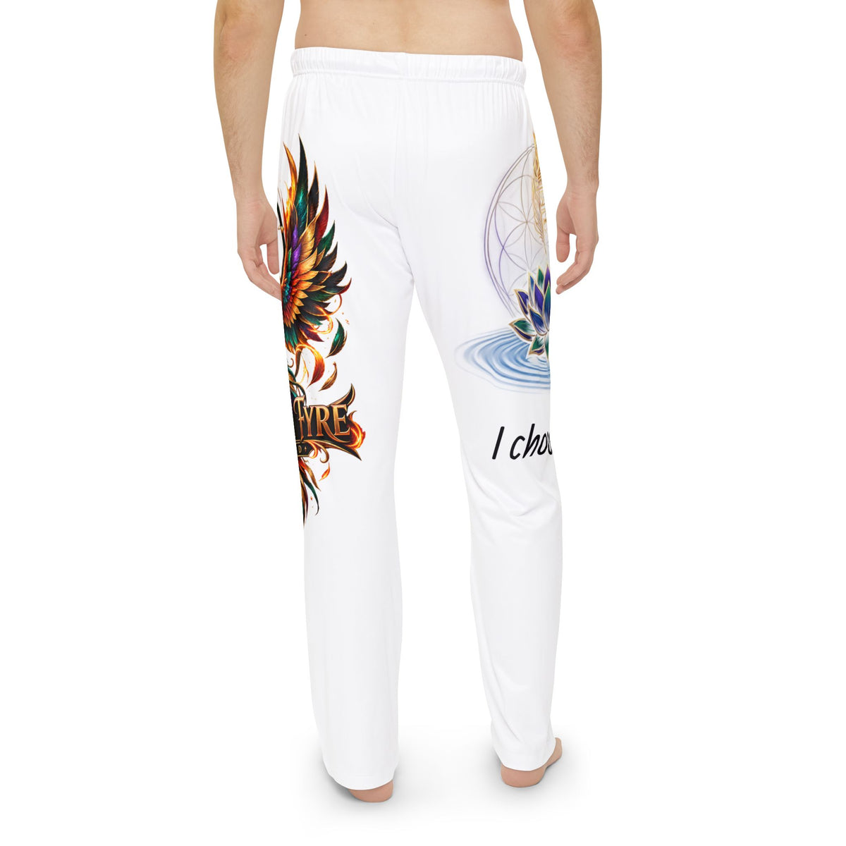 Men's "I choose Peace" Pajama Pants (AOP)