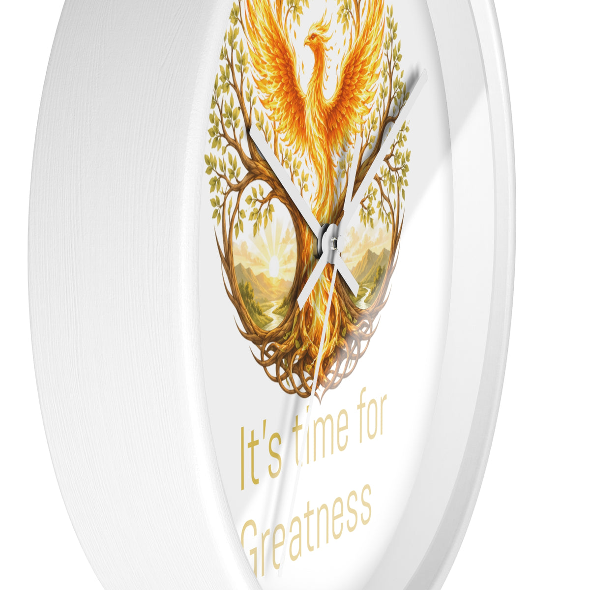 Unleashed Monogram Clock | Wall Clock, It's Time for Greatness js
