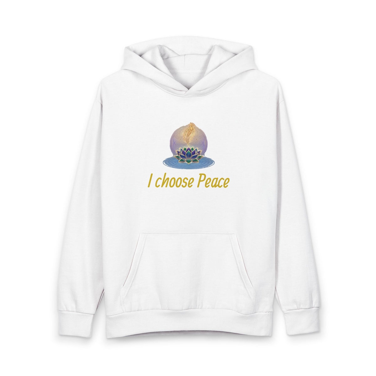 Unisex "I choose Peace" Urban Pullover Hoodie