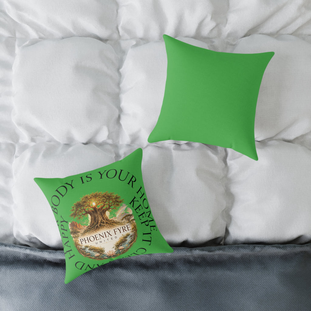 Phoenix Fyre United emblem with circular text Pillow