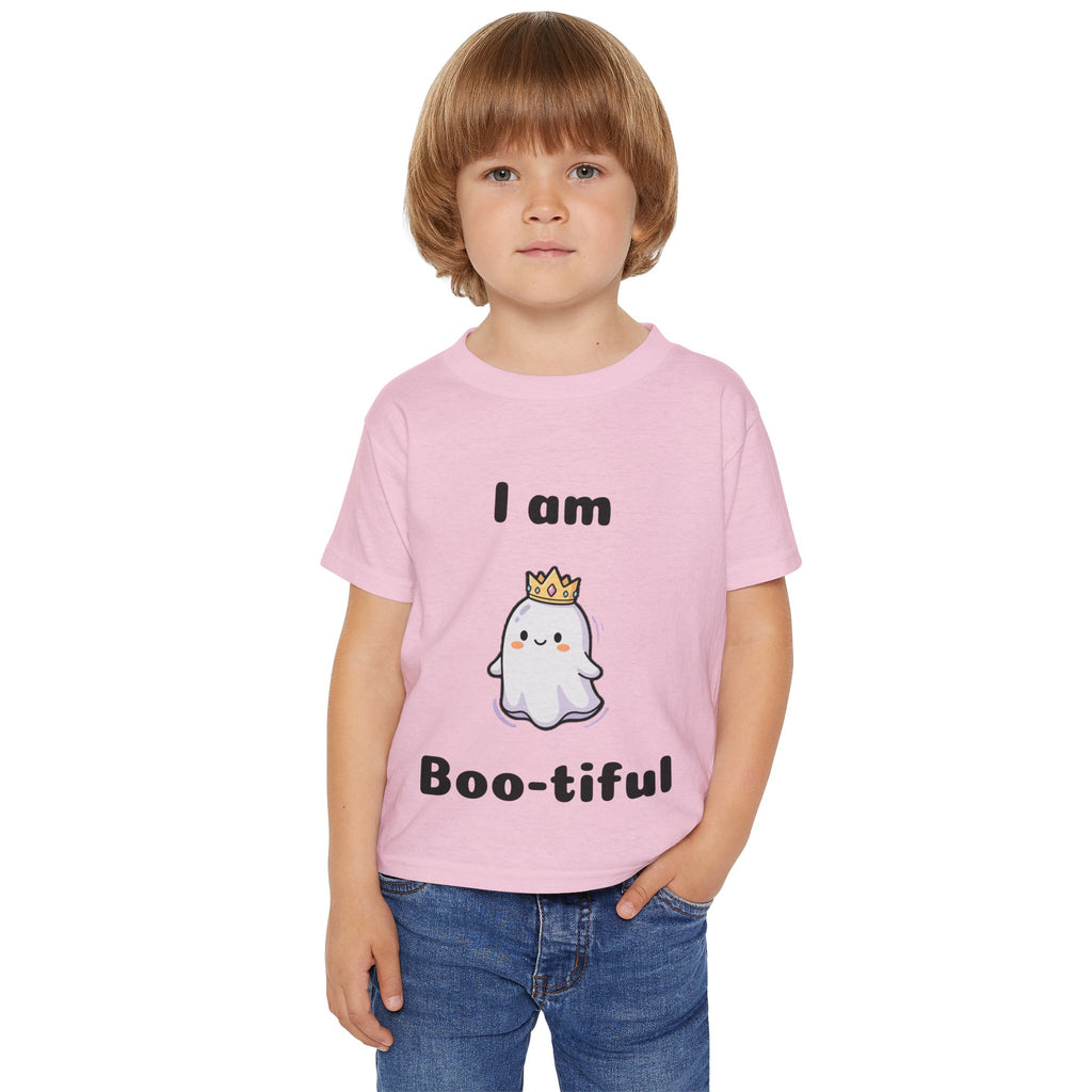 Heavy Cotton™ Toddler "I am Boo-tiful" Halloween T-shirt
