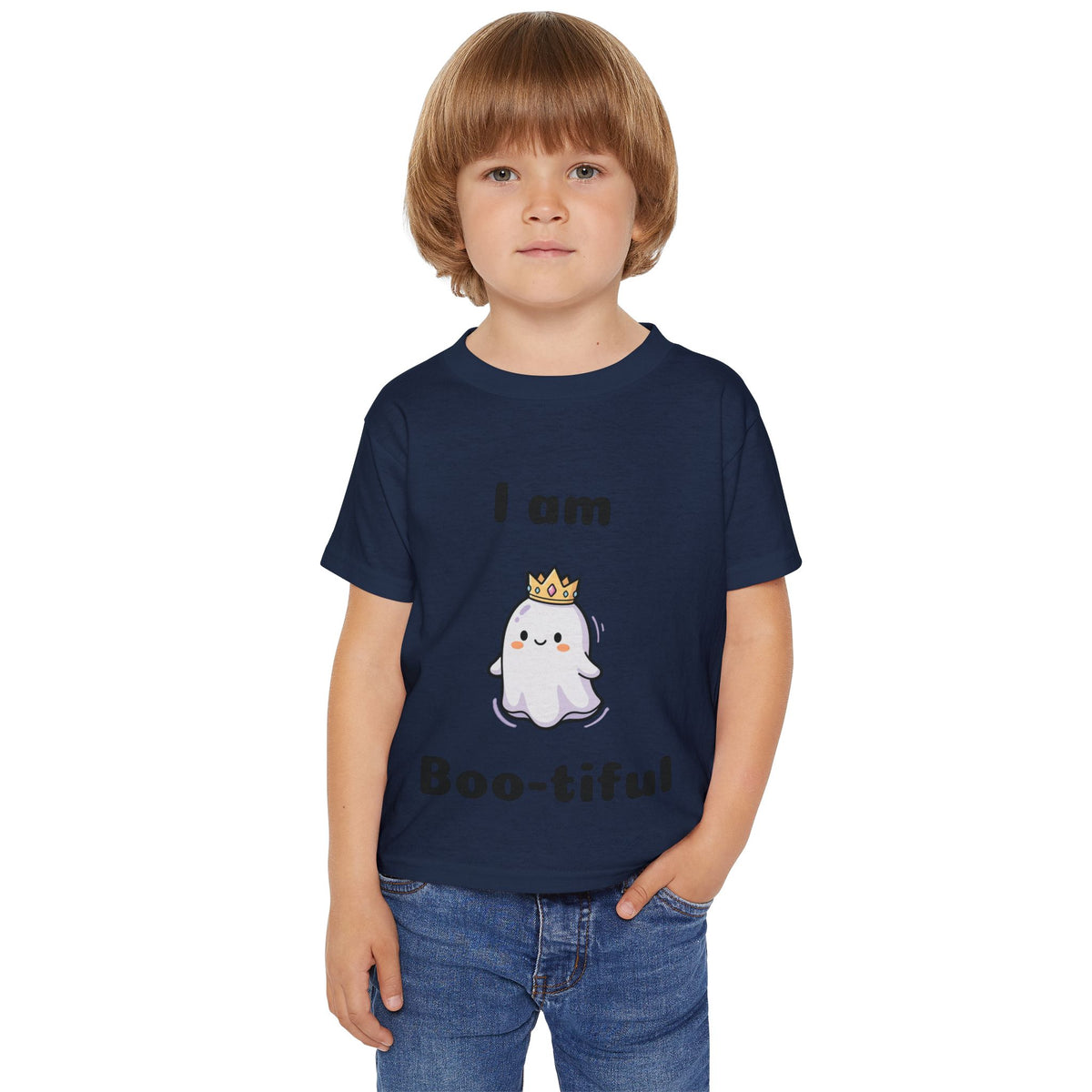 Heavy Cotton™ Toddler "I am Boo-tiful" Halloween T-shirt