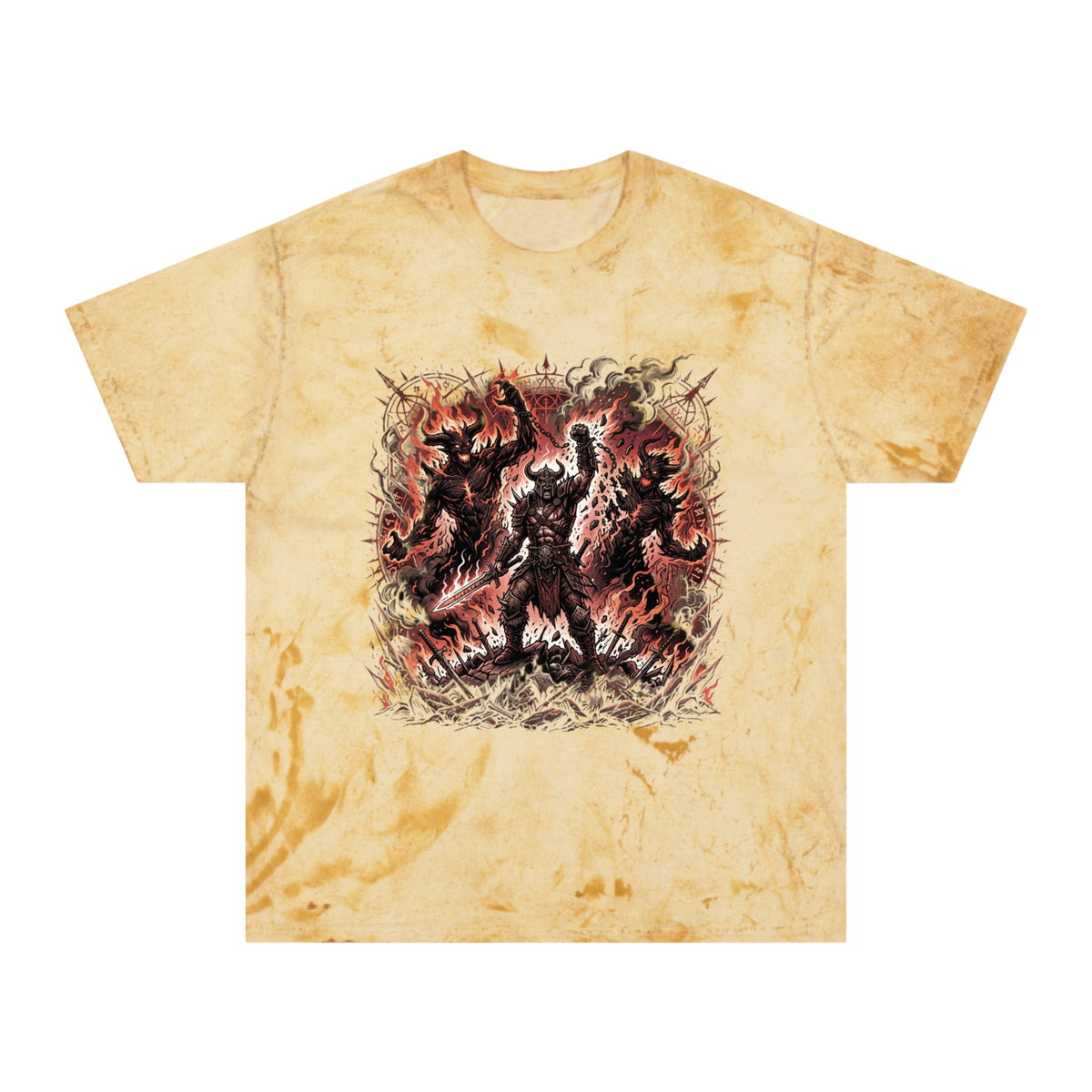 Unisex Color Blast "Battle in Hell" T-Shirt