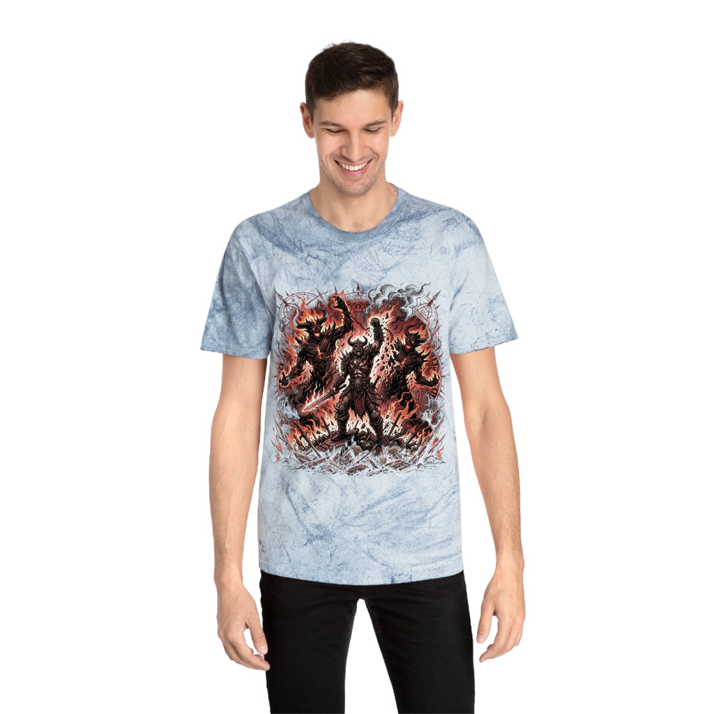 Unisex Color Blast "Battle in Hell" T-Shirt