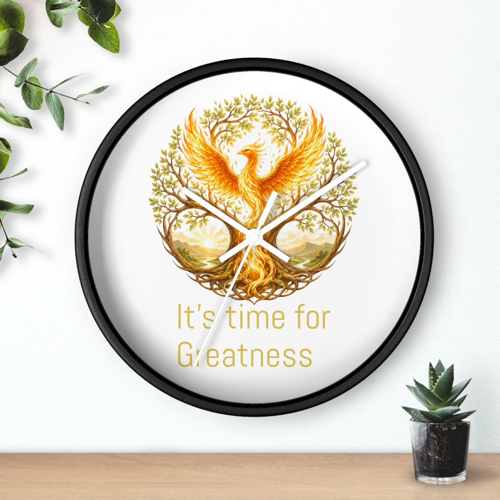 Unleashed Monogram Clock | Wall Clock, It's Time for Greatness js