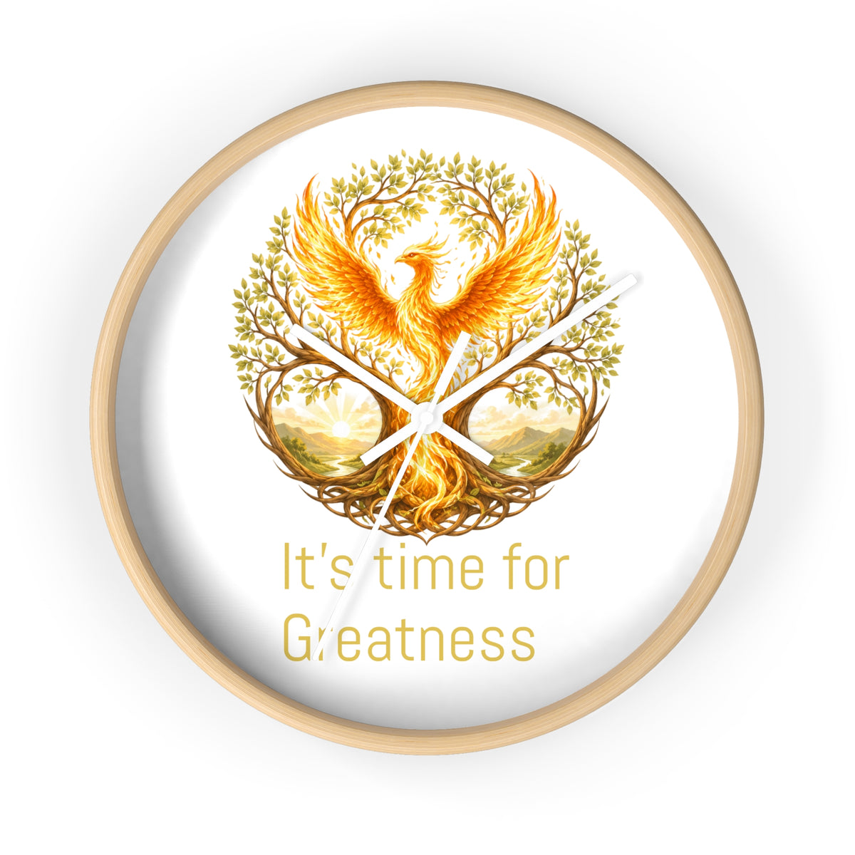 Unleashed Monogram Clock | Wall Clock, It's Time for Greatness js