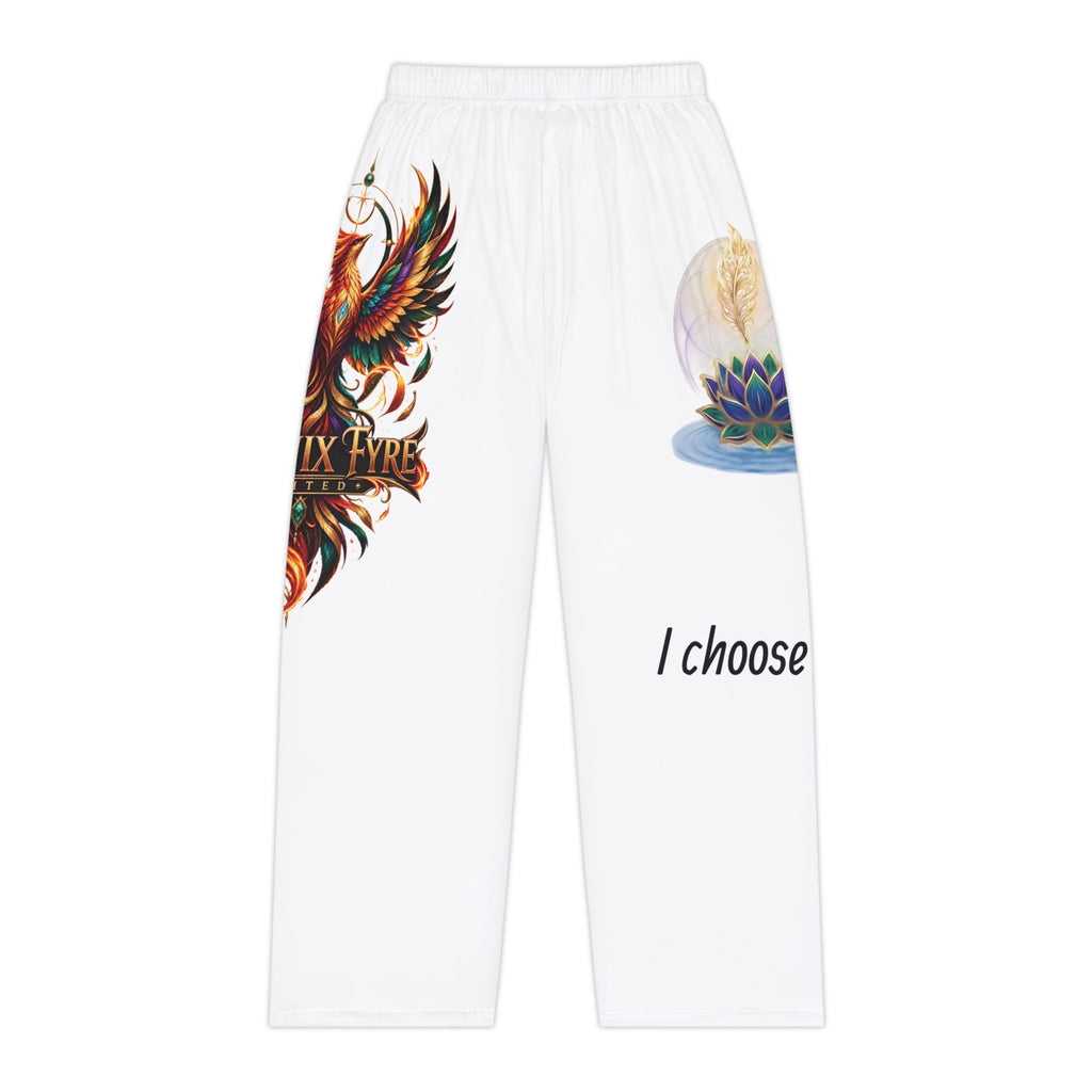 Women's "I choose Peace" Pajama Pants (AOP)