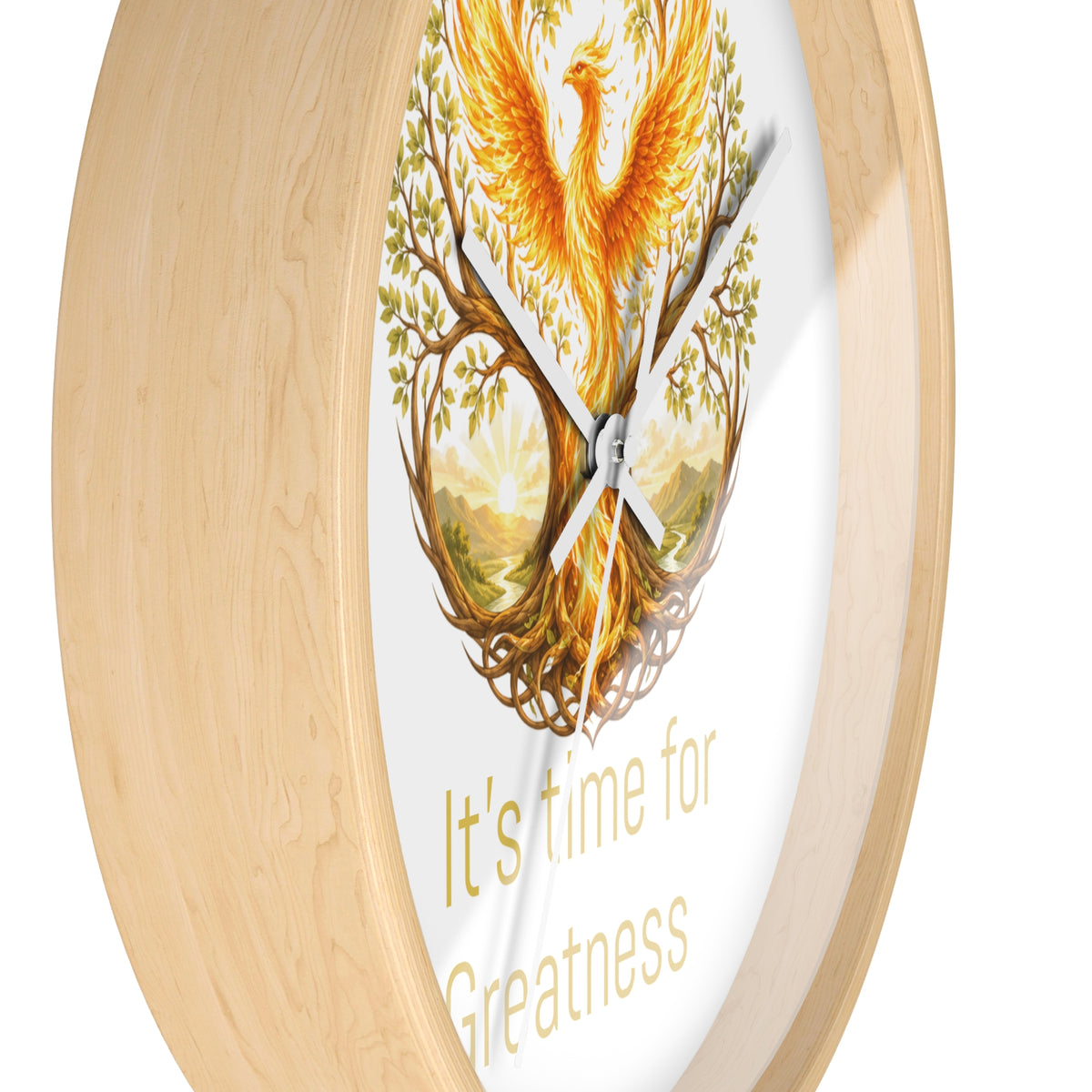 Unleashed Monogram Clock | Wall Clock, It's Time for Greatness js