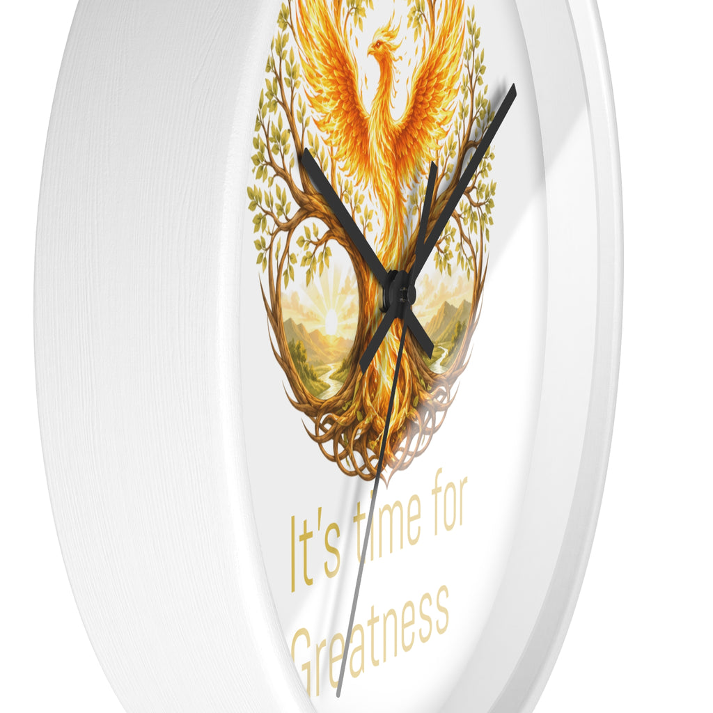 Unleashed Monogram Clock | Wall Clock, It's Time for Greatness js