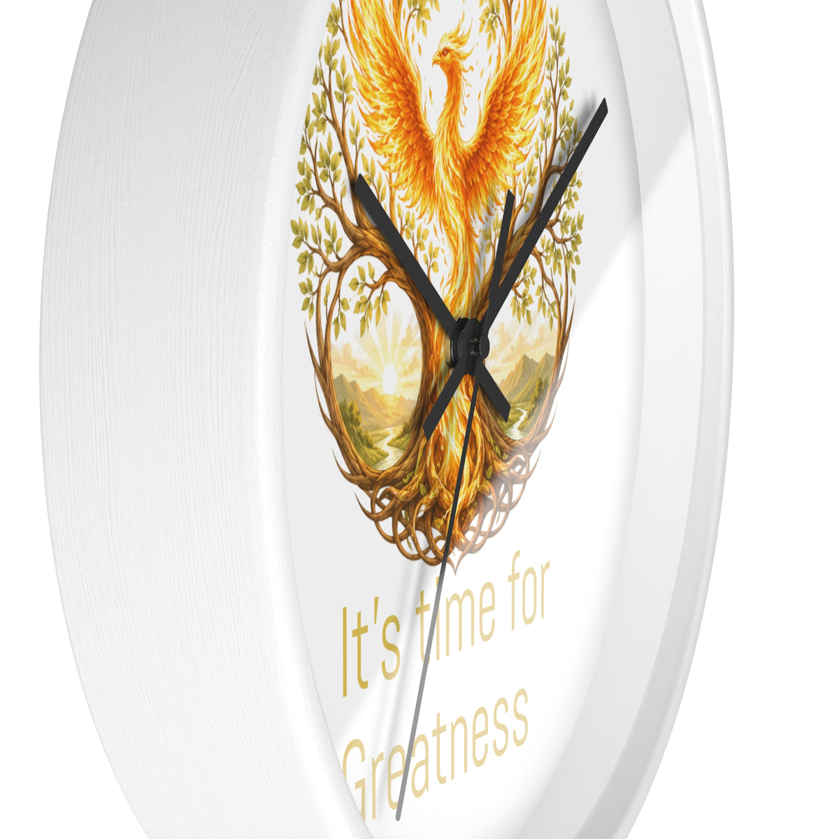 Unleashed Monogram Clock | Wall Clock, It's Time for Greatness js