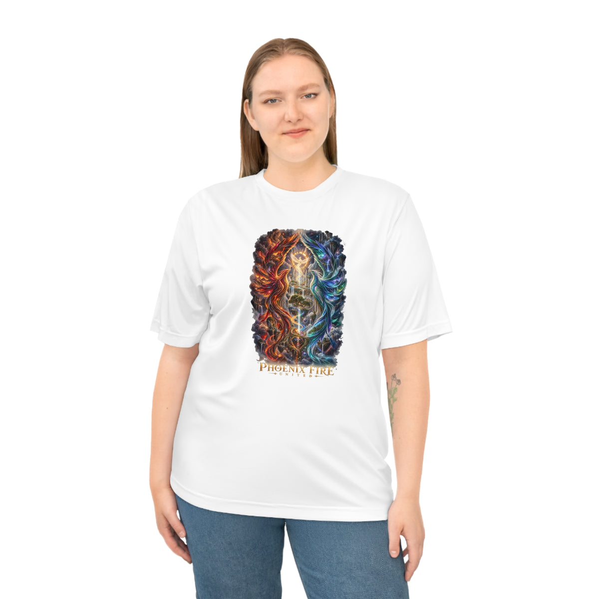 Phoenix Fyre United | graphic T-shirt| Inspirational health quote back