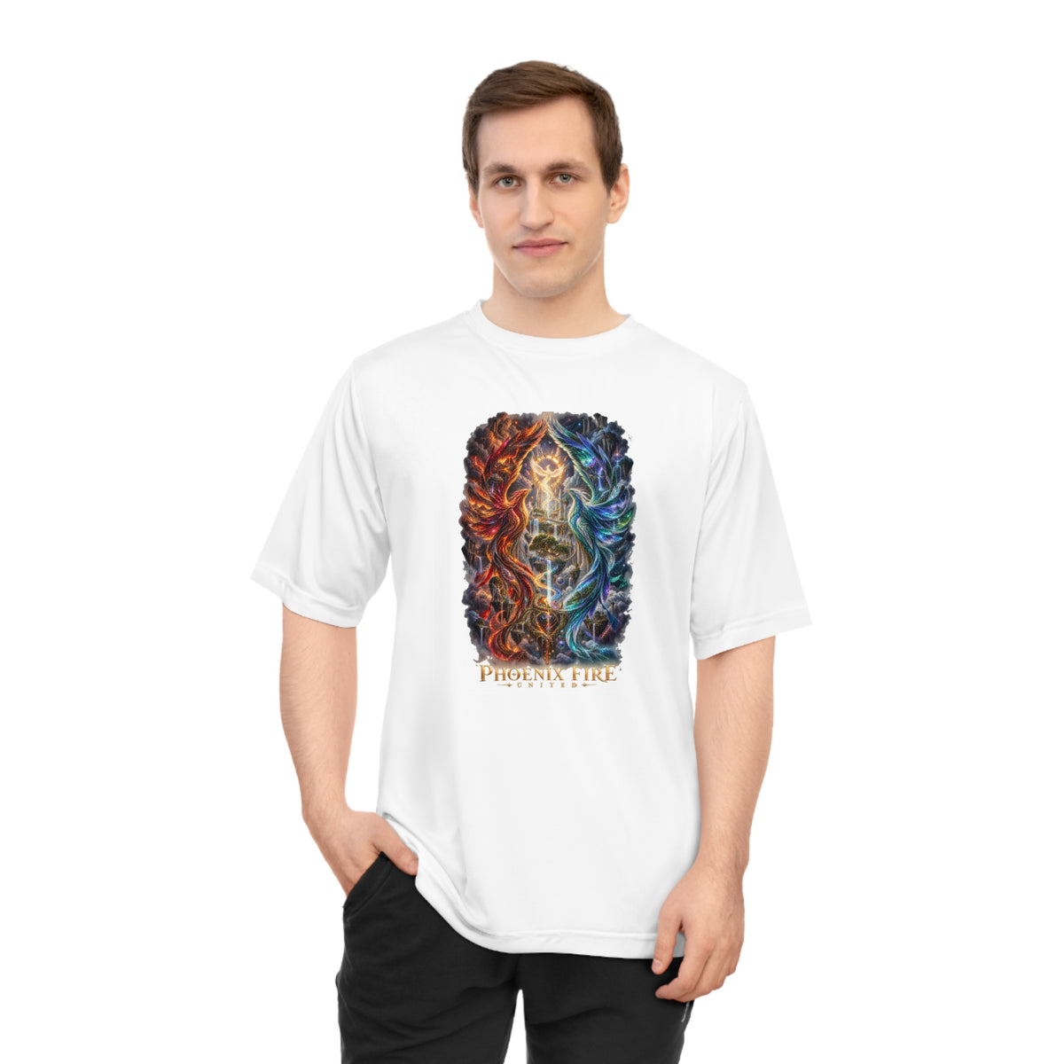 Phoenix Fyre United | graphic T-shirt| Inspirational health quote back