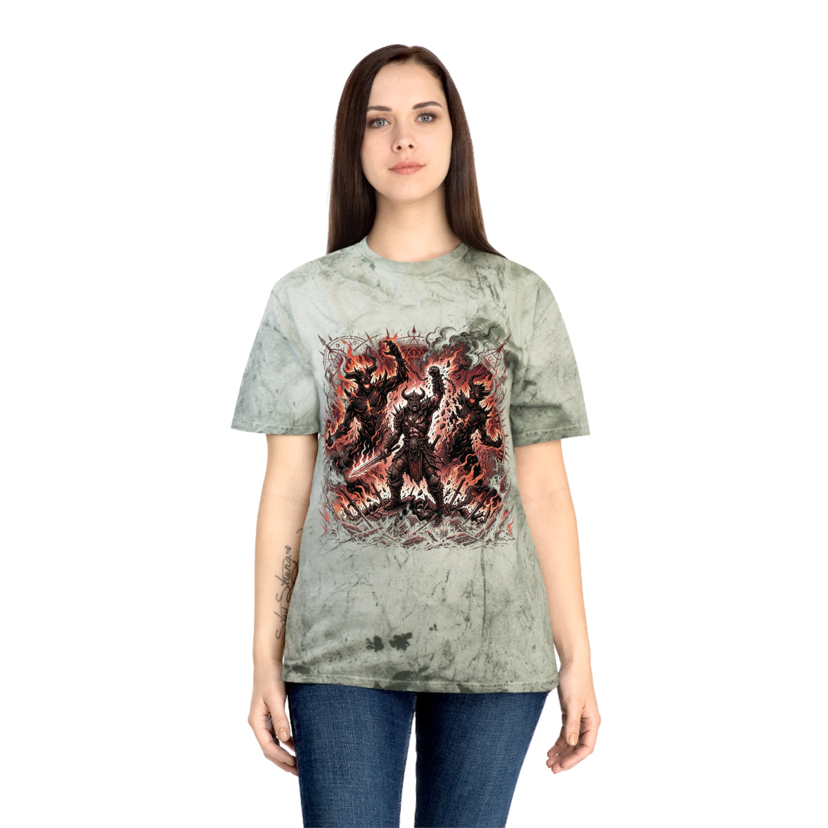 Unisex Color Blast "Battle in Hell" T-Shirt
