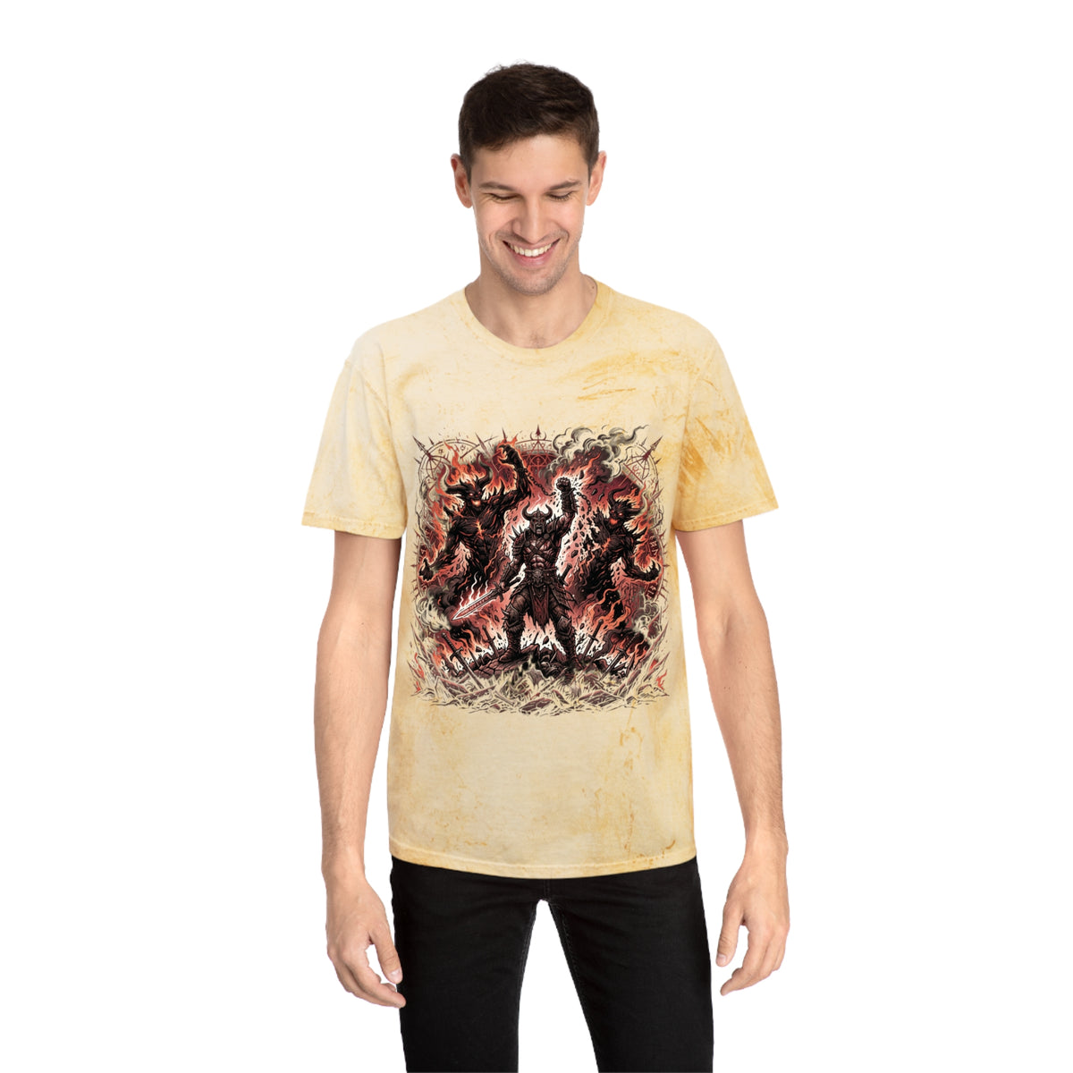 Unisex Color Blast "Battle in Hell" T-Shirt