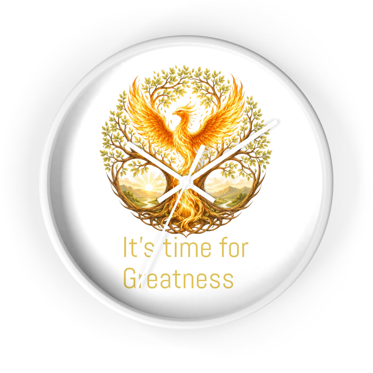 Unleashed Monogram Clock | Wall Clock, It's Time for Greatness js