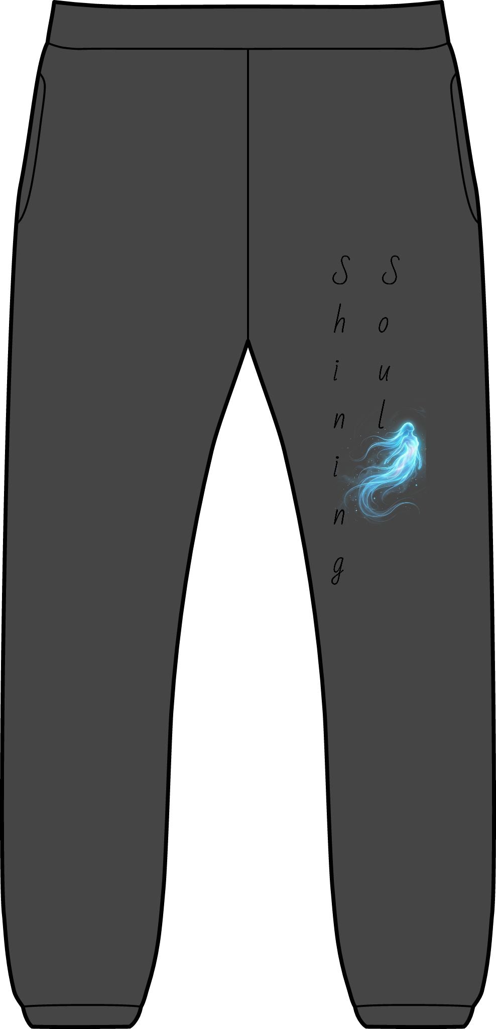 Unisex Pocket "Heart of Gold, Shining Soul"-Phoenix-Fyre-United/Phoenix-Fyre-Sweatpants
