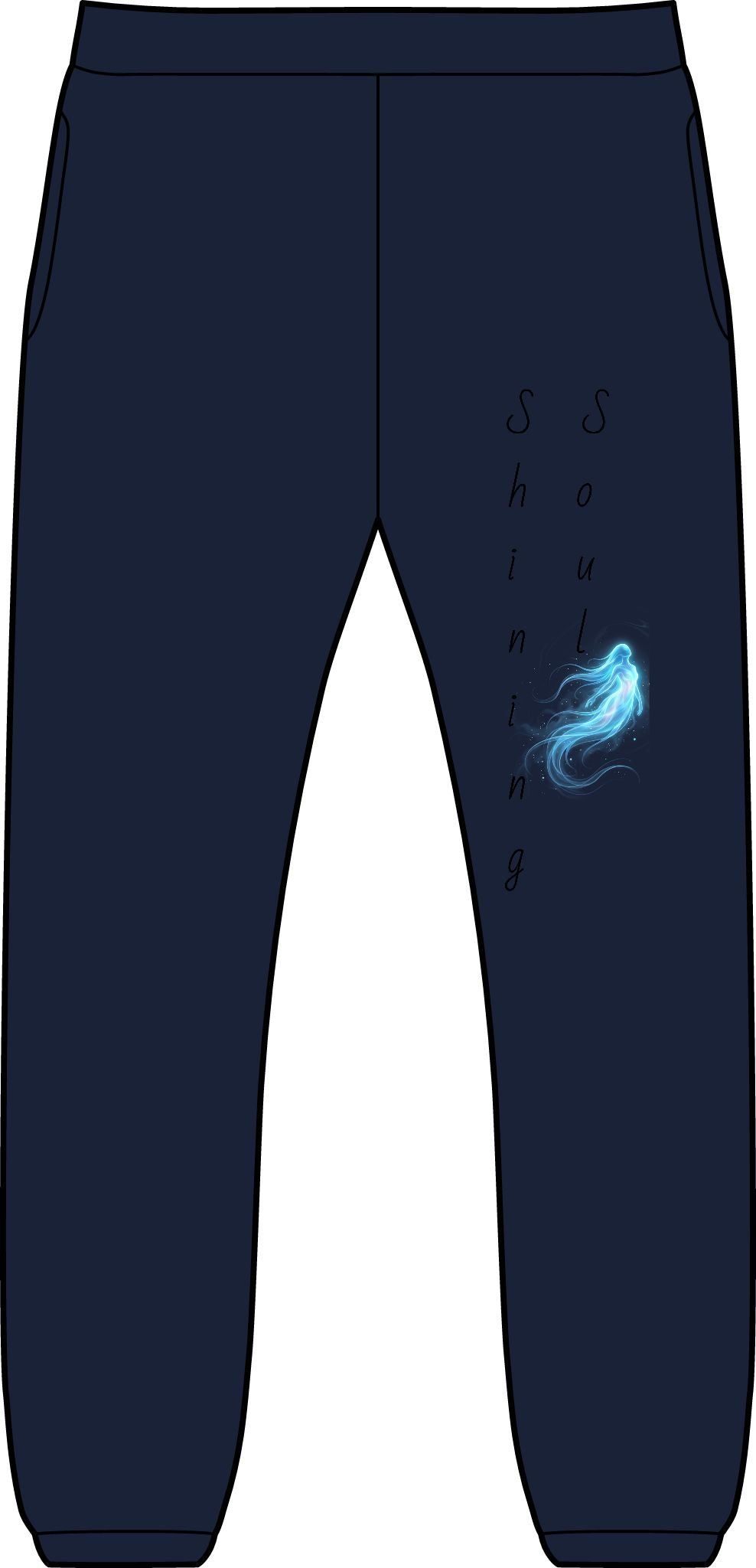 Unisex Pocket "Heart of Gold, Shining Soul"-Phoenix-Fyre-United/Phoenix-Fyre-Sweatpants