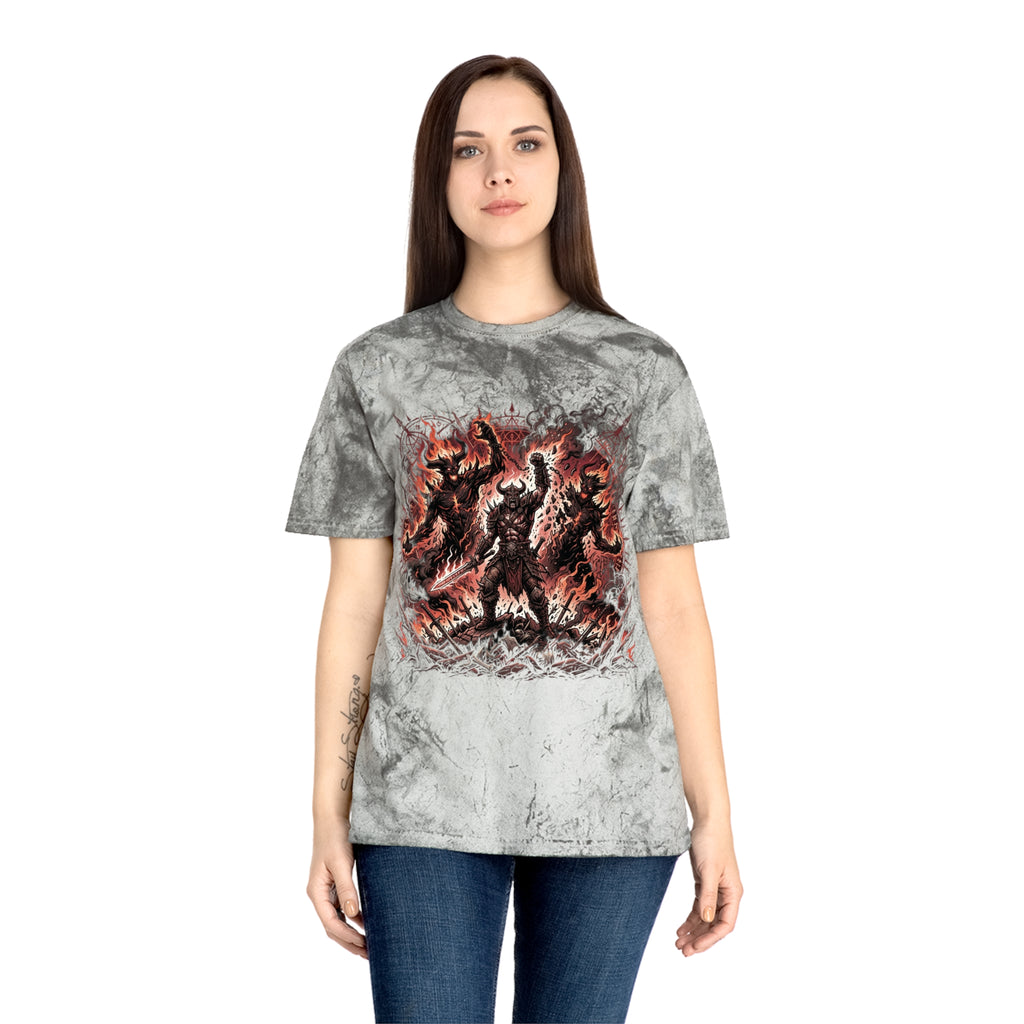 Unisex Color Blast "Battle in Hell" T-Shirt