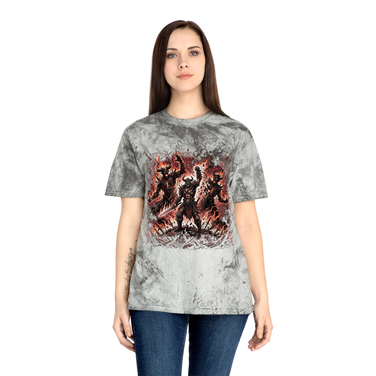 Unisex Color Blast "Battle in Hell" T-Shirt