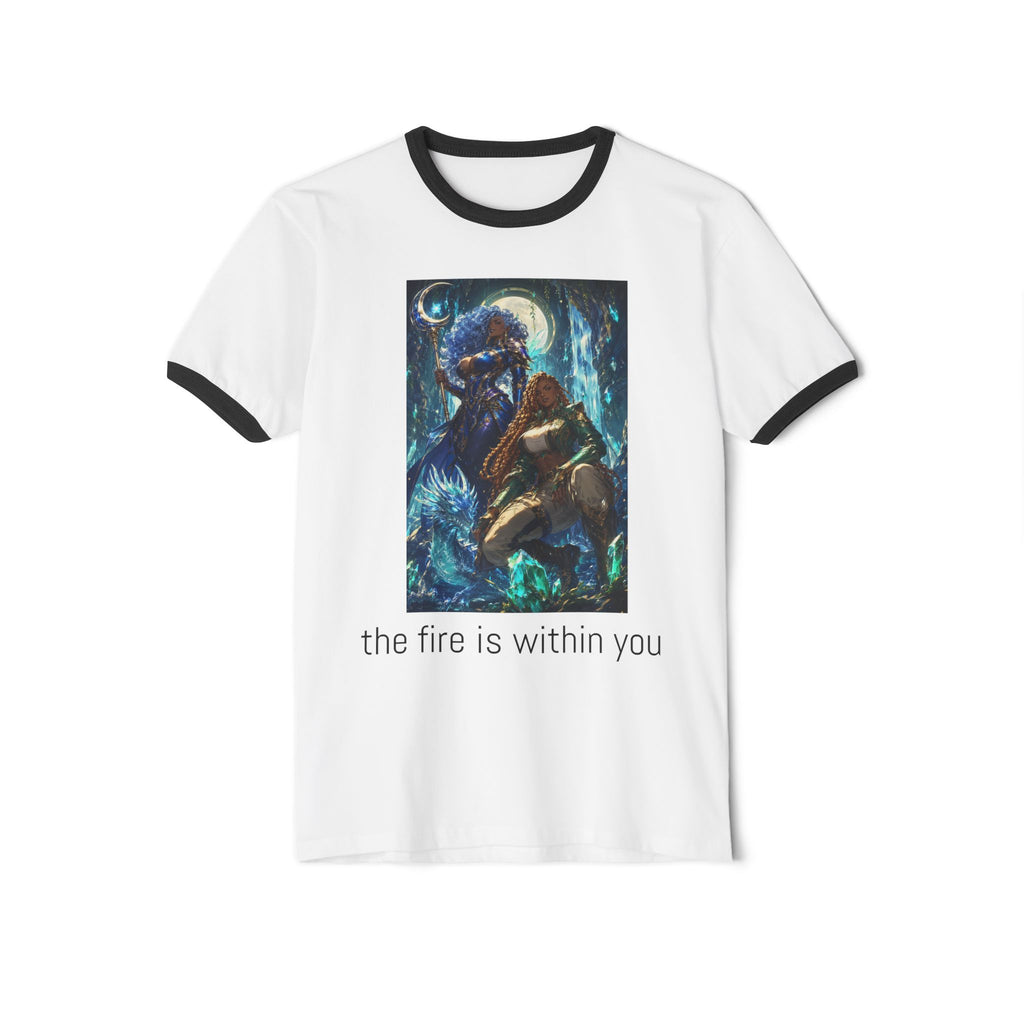 Unisex Cotton Ringer T-Shirt
