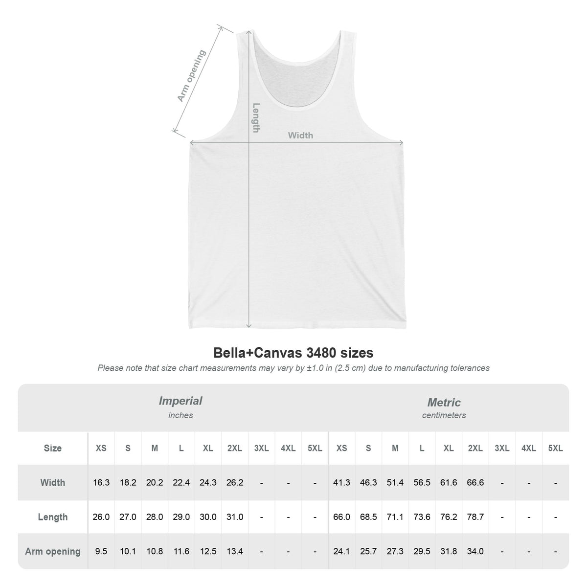 Unisex Jersey Tank js