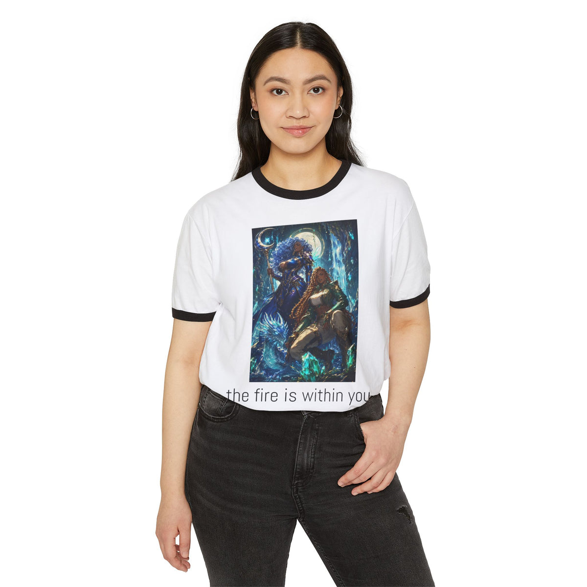 Unisex Cotton Ringer T-Shirt