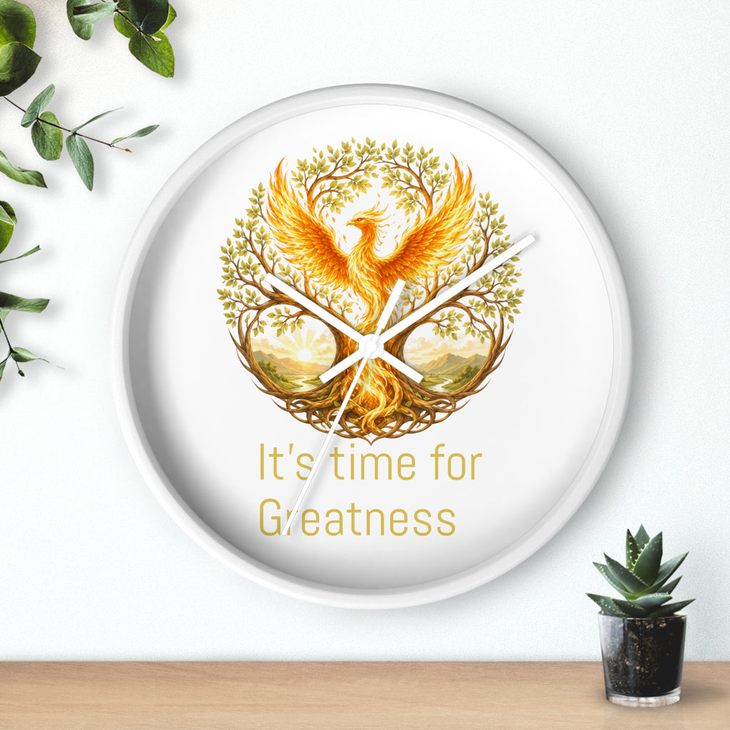 Unleashed Monogram Clock | Wall Clock, It's Time for Greatness js