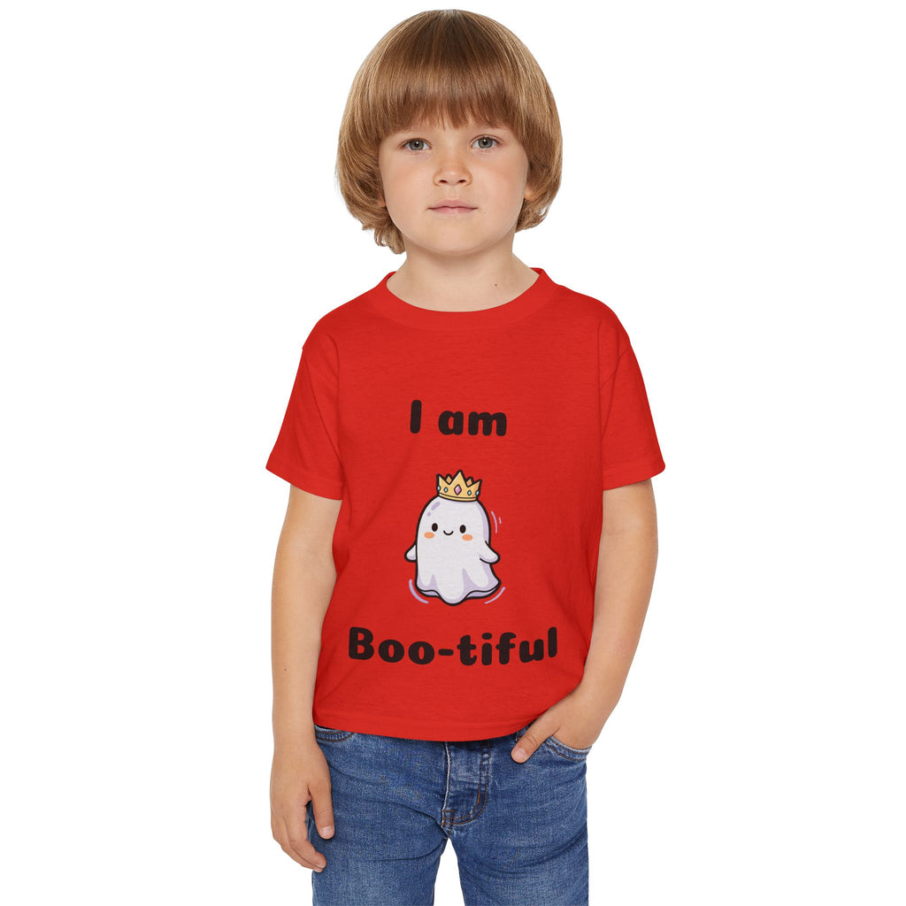 Heavy Cotton™ Toddler "I am Boo-tiful" Halloween T-shirt