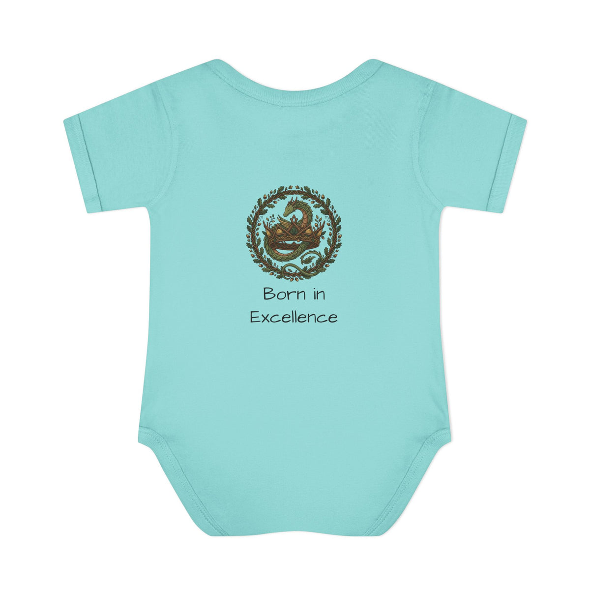 Infant Bodysuit | Crown 'Born in Excellence' back print