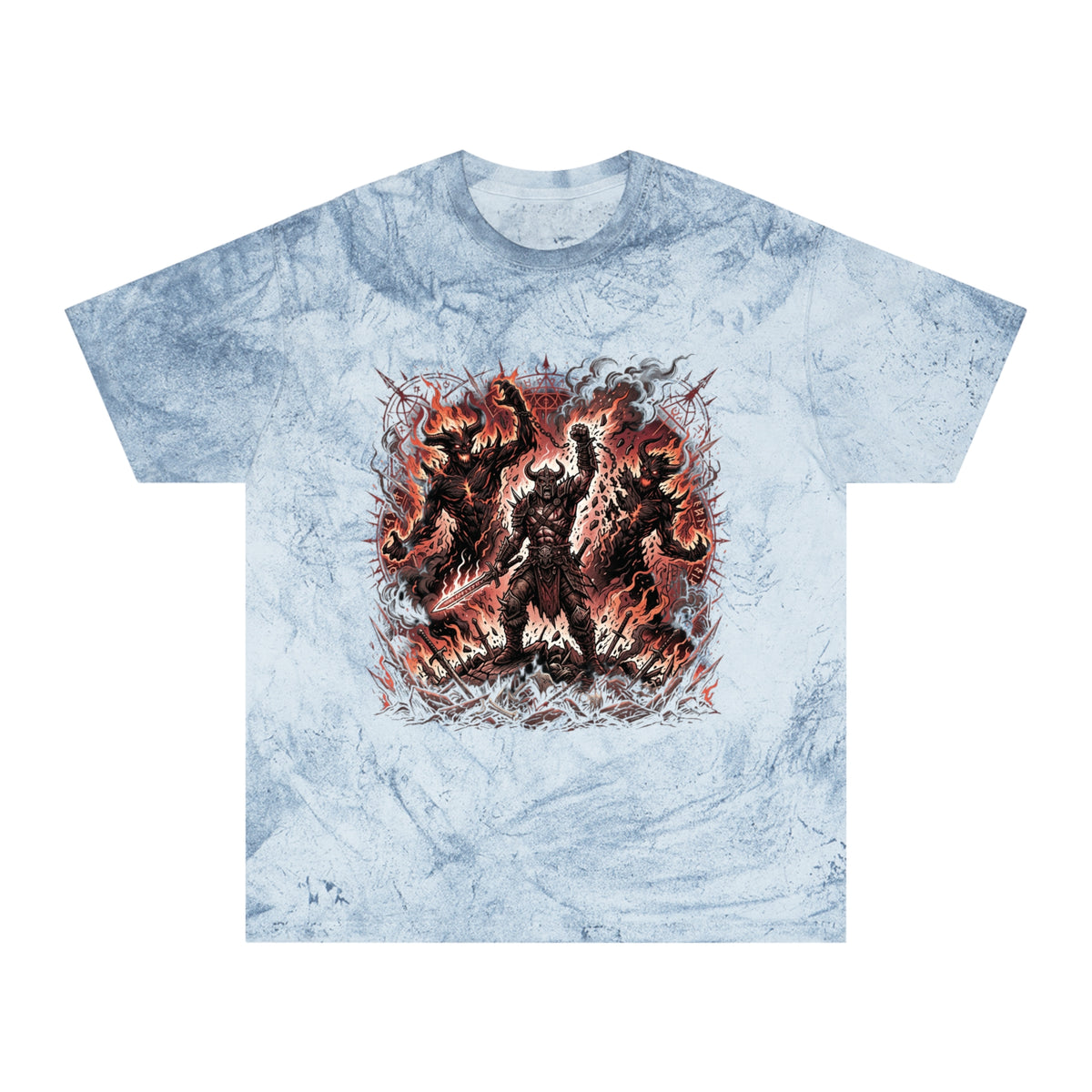 Unisex Color Blast "Battle in Hell" T-Shirt
