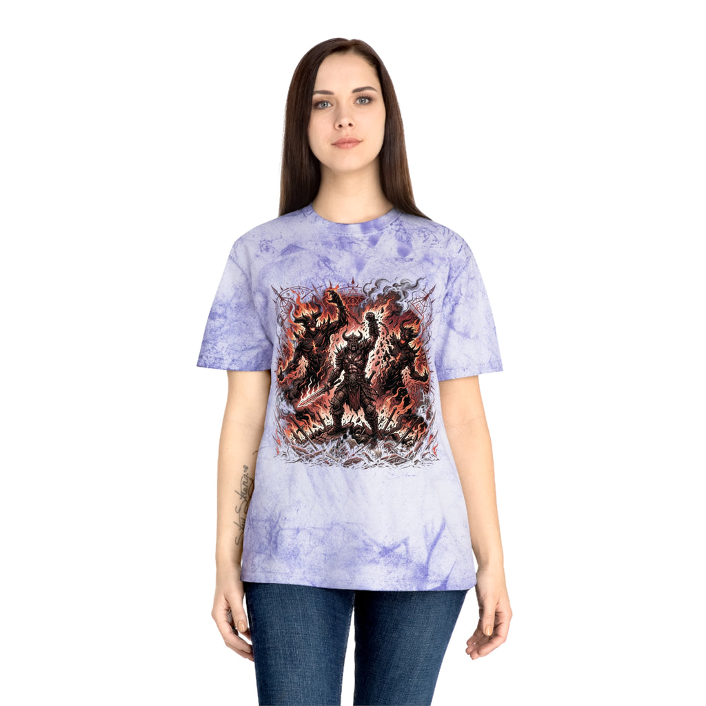 Unisex Color Blast "Battle in Hell" T-Shirt