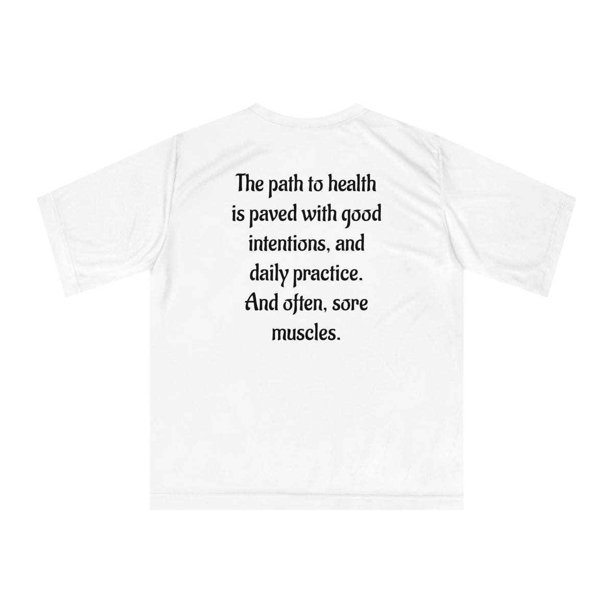 Phoenix Fyre United | graphic T-shirt| Inspirational health quote back