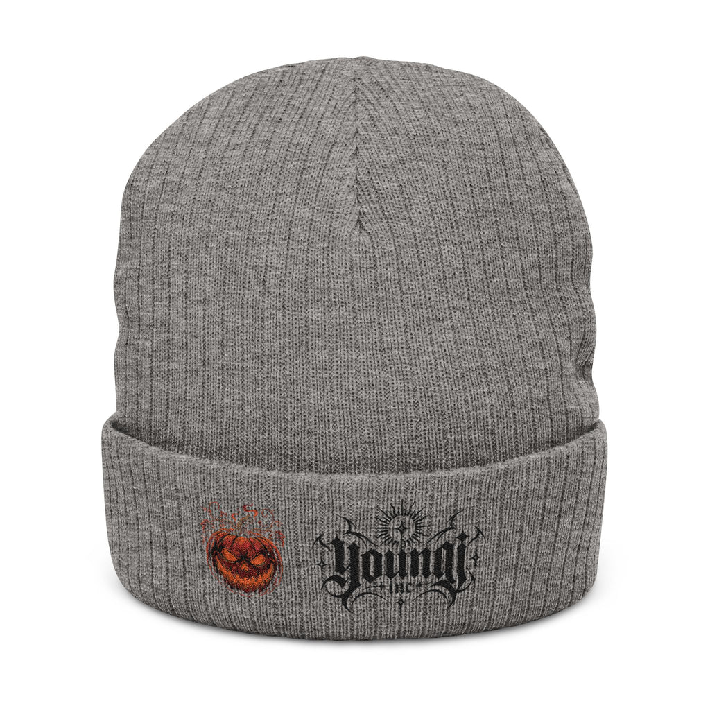 Ribbed Knit Beanie (Embroidery)