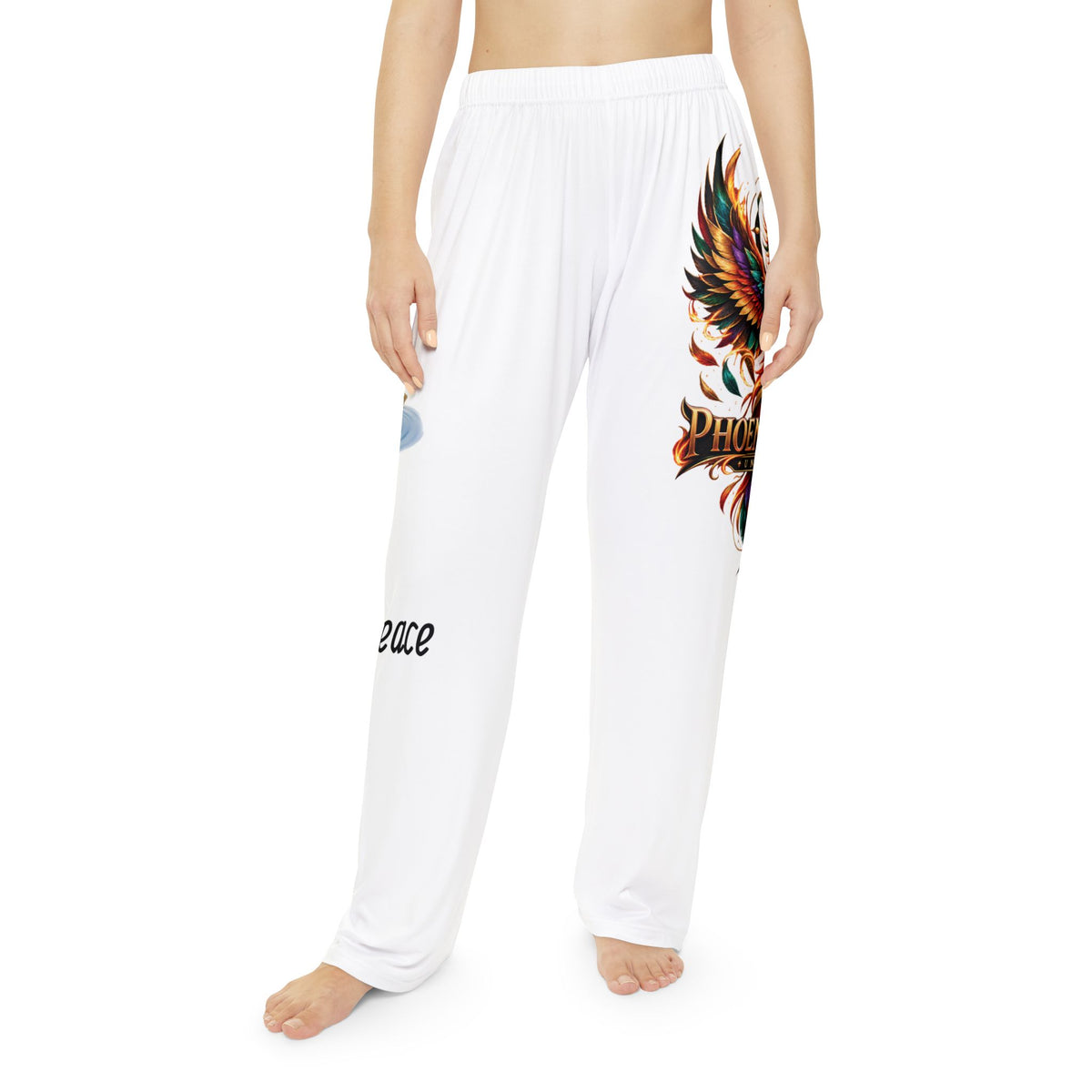 Women's "I choose Peace" Pajama Pants (AOP)