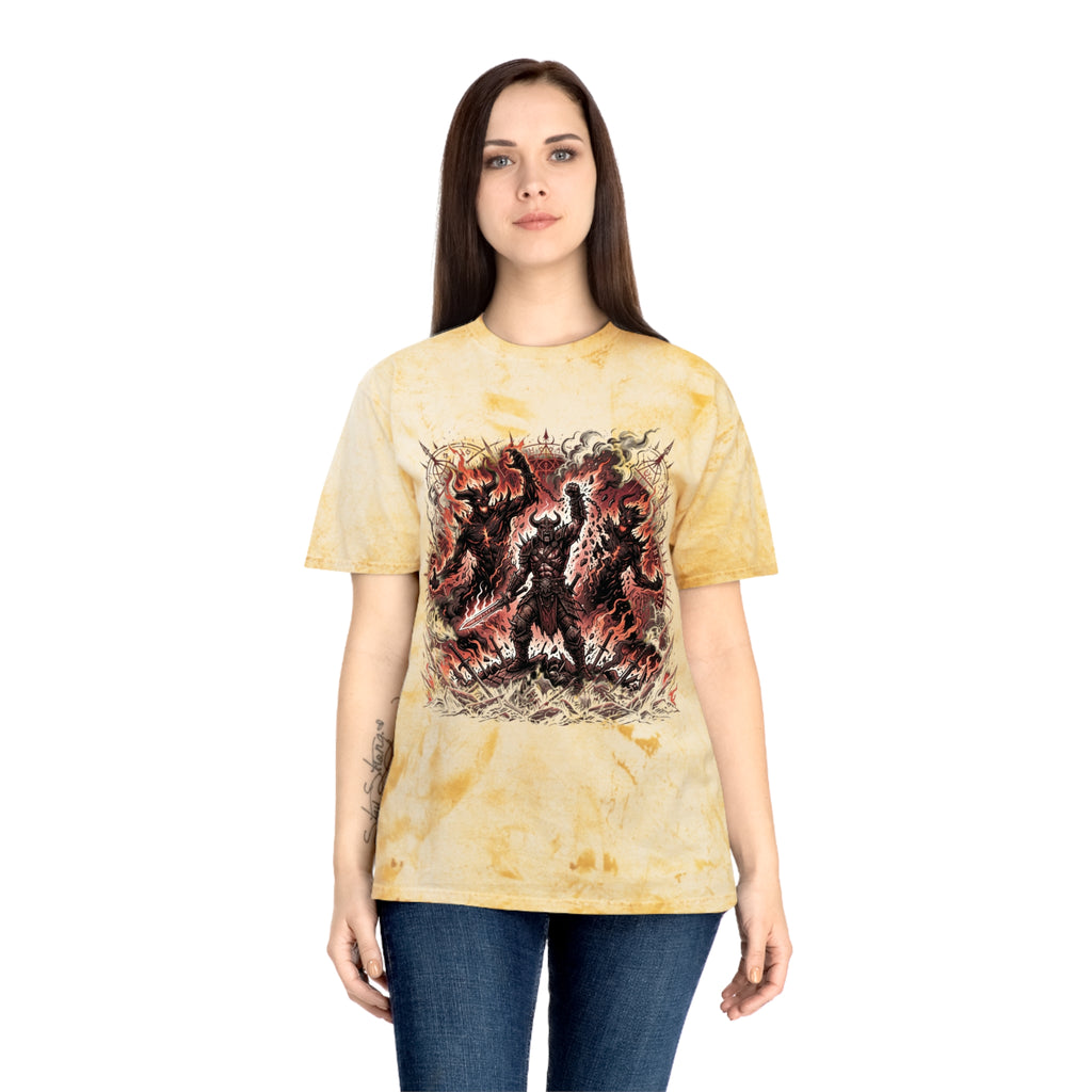 Unisex Color Blast "Battle in Hell" T-Shirt