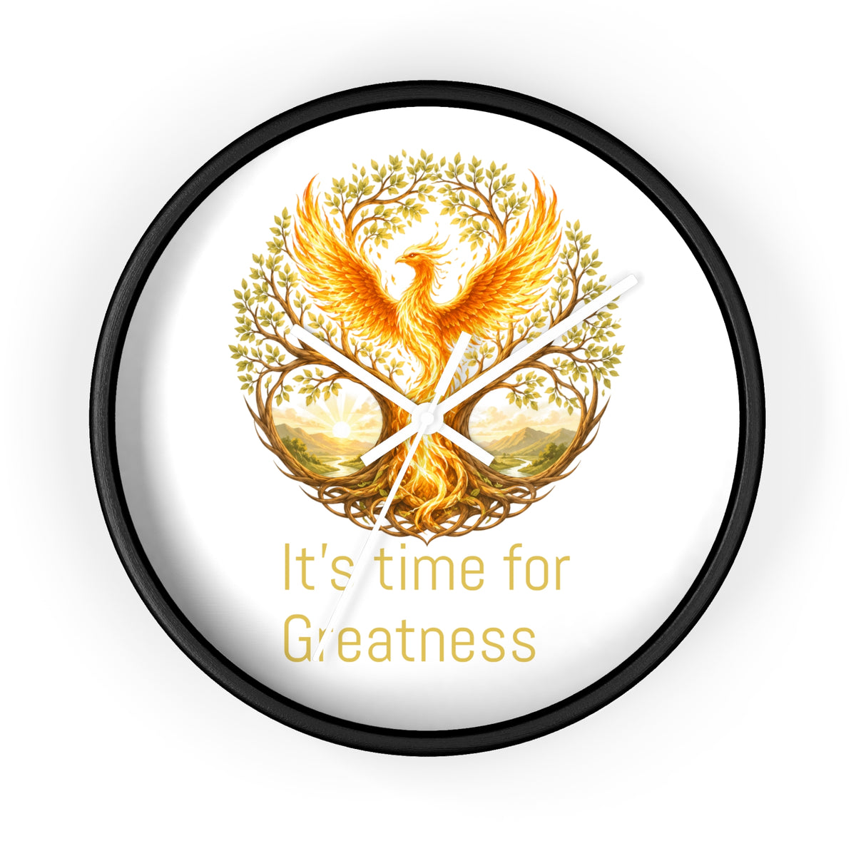 Unleashed Monogram Clock | Wall Clock, It's Time for Greatness js