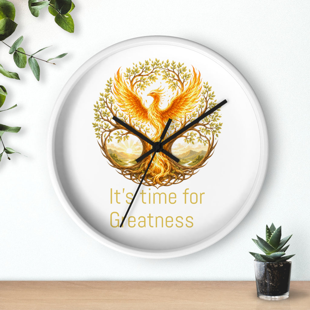 Unleashed Monogram Clock | Wall Clock, It's Time for Greatness js