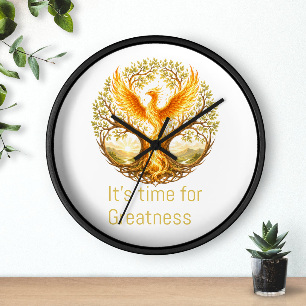 Unleashed Monogram Clock | Wall Clock, It's Time for Greatness js