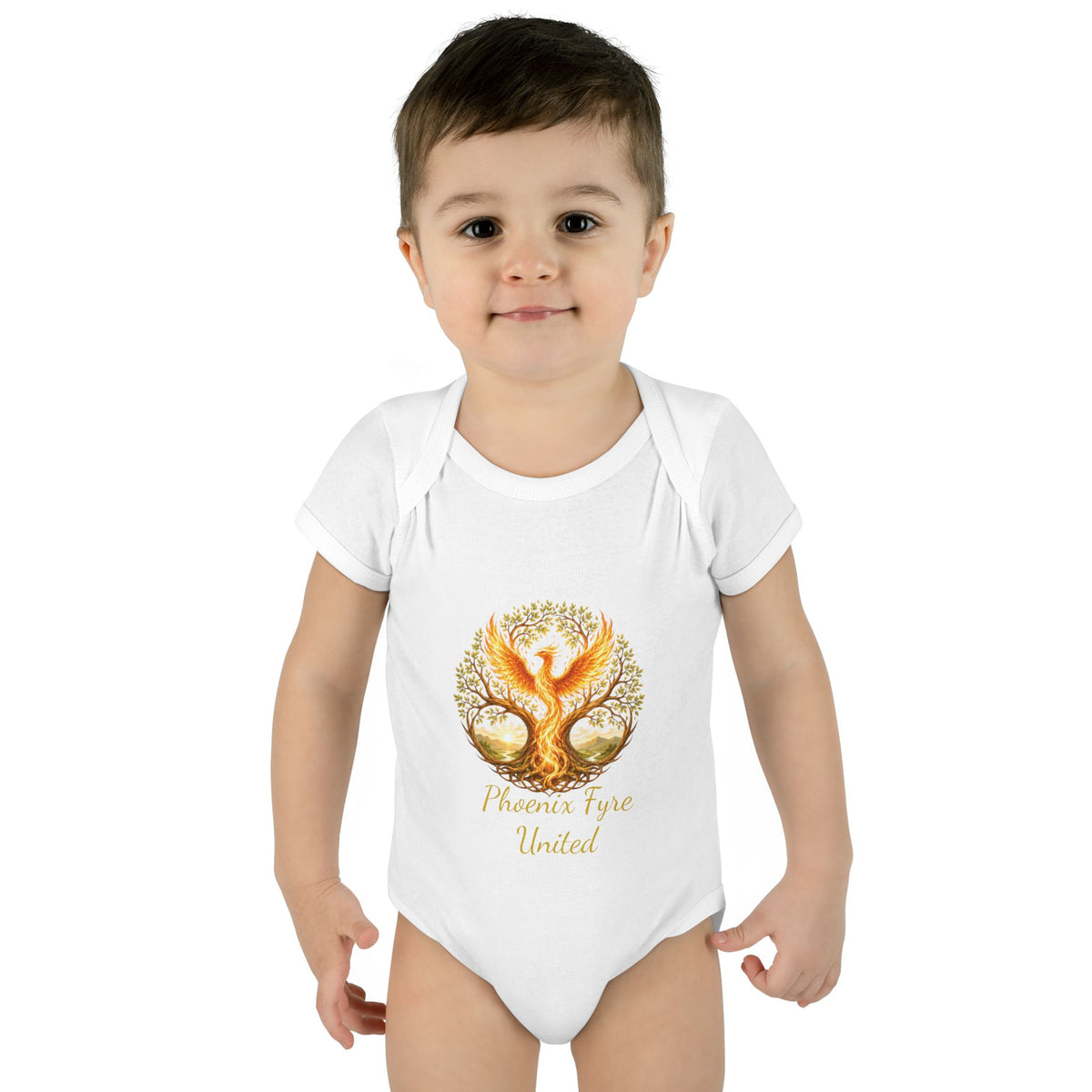 Infant Bodysuit | Crown 'Born in Excellence' back print